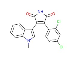 3-(2,4-二氯苯基)-4-(1-甲基-1H-吲哚-3-基)-1H-吡咯-2,5-二酮图片