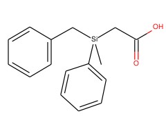 (+)-苄甲苯基硅基乙酸 [用于以核磁共振旋光纯度测定]图片