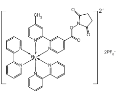双(2,2′-联吡啶)-4′-甲基-4-羧基吡啶-钌-N-琥珀酰亚胺酯-双(六氟膦酸盐)图片