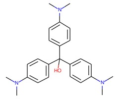 三(4-(二甲氨基)苯基)甲醇图片