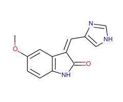 （Z）-3 - （（1H-咪唑-4-基）亚甲基）-5-甲氧基二氢吲-2-酮图片