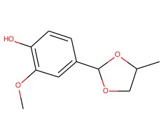 2-甲氧基-4-(4-甲基-1,3-二氧戊环-2-基)苯酚图片