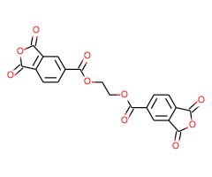 双(1,3-二氢-1,3-二氧代异苯并呋喃-5-羧酸)乙-1,2-二基酯图片