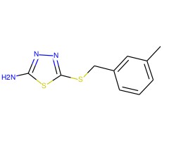 2-氨基-5-（3-甲基苄硫基）-1,3,4-噻二唑图片
