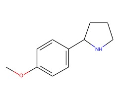 2-(4-甲氧基苯基)吡咯烷图片