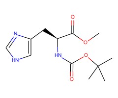 Nalpha-Boc-L-组氨酸甲酯图片