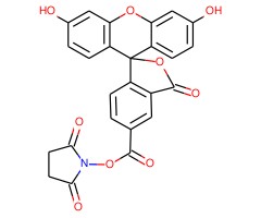 6-羧基荧光素的N-羟基琥珀酰亚胺醚图片