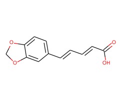 (2E,4E)-5-(1,3-苯并二噁唑-5-基)戊-2,4-二烯酸图片