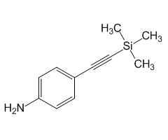 4-[(三甲基硅基)乙炔基]苯胺图片