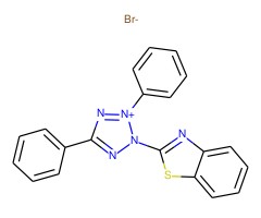 2-(2-苯并噻唑基) -3,5-二苯基溴化四氮唑图片