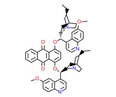 1,4-双[(S)-[(1S,2R,4S,5S)-5-乙基奎宁环-2-基](6-甲氧基喹啉-4-基)甲氧基]蒽-9,10-二酮图片