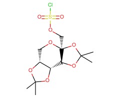 2,3:4,5-双-O-(1-甲基亚乙基)-1-氯硫酸盐 β-D-吡喃果糖(工业级)图片