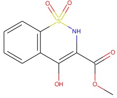 4-羟基-2H-苯并[e][1,2]噻嗪-3-羧酸甲酯1,1-二氧化物图片