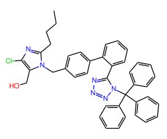 三苯甲基洛沙坦图片