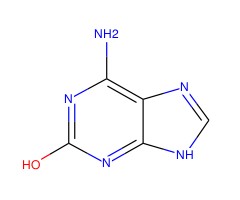 2-羟基-6-氨基嘌呤图片