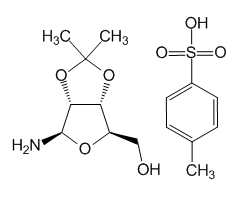 2,3-O-异亚丙基-β-D-呋喃核糖胺对甲苯磺酸盐图片