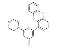 2-吗啉-4-基-6-噻蒽-1-基吡喃-4-酮图片