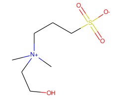 (2-羟乙基)二甲基(3-磺丙基)氢氧化铵内盐 [用于生化研究]图片