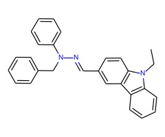 9-乙基咔唑-3-甲醛 N-苄基-N-苯腙图片