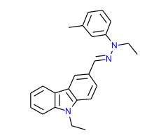 9-乙基咔唑-3-甲醛 N-乙基-N-(间甲苯)腙图片