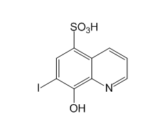 8-羟基-7-碘喹啉-5-磺酸图片