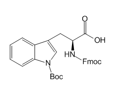 Nα-[(9H-芴-9-基甲氧基)羰基]-N1-叔丁氧羰基-L-色氨酸图片
