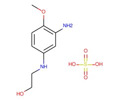 2-氨基-4-N-(β-羟乙基)氨基苯甲醚硫酸盐图片
