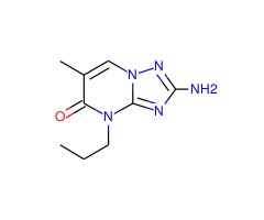 2-氨基-6-甲基-4-丙基-[1,2,4]三唑并[1,5-a]嘧啶-5-酮图片