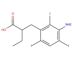 三碘氨苯乙基丙酸;碘番酸;碘泛酸图片