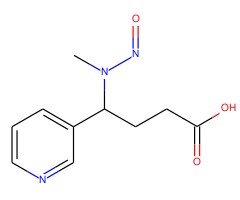 4-(甲基(亚硝基)氨基)-4-(吡啶-3-基)丁酸图片