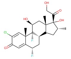 (6S,8S,9R,10S,11S,13S,14S,16R,17R)-2-氯-6,9-二氟-11,17-二羟基-17-(2-羟基乙酰基)-10,13,16-三甲基-6,7,8,9,10,11,12,1图片