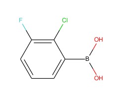 (2-氯-3-氟苯基)硼酸 (含不同量的酸酐)图片