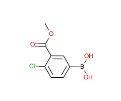 4-氯-3-(甲氧基羰基)苯硼酸 (含不同量的酸酐)图片