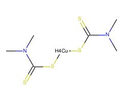 二甲基二硫代氨基甲酸铜(II)图片