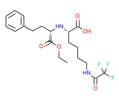 (S)-2-(((S)-1-乙氧基-1-氧代-4-苯基丁烷-2-基)氨基)-6-(2,2,2-三氟乙酰氨基)己酸图片