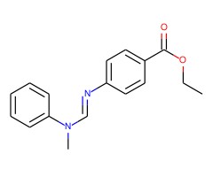 4-((((甲基(苯基)氨基)亚甲基)氨基)苯甲酸乙酯图片