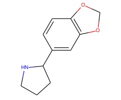 2-(苯并[d][1,3]二噁茂-5-基)吡咯烷图片