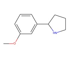 2-(3-甲氧基苯基)吡咯烷图片