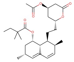 4'-乙酰基辛伐他汀图片
