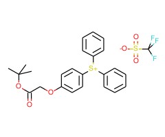 叔丁基 2-[4-(二苯磺鎓)苯氧基]乙酸 三氟甲磺酸盐图片