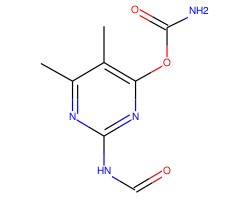 5,6-二甲基-2-(N-甲基甲酰胺基)嘧啶-4-基二甲基氨基甲酸酯图片