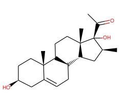 3,17-二羟基-16-甲基-(3b,16b)-孕甾-5-烯-20-酮图片
