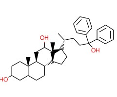 3,12-二羟基-去甲胆烷基二苯基甲醇图片