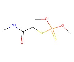 O,O-二甲基-S-(甲基氨基甲酰甲基)二硫代磷酸酯图片