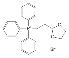 (2-(1,3-二氧戊环-2-基)乙基)三苯基溴化鏻图片