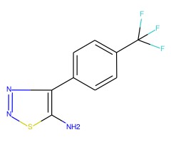 4 - [4 - （三氟甲基）苯基]-1,2,3 - 噻二唑-5 - 胺图片