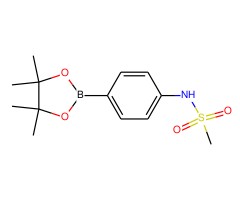 N-[4-(4,4,5,5-四甲基-1,3,2-二氧杂环戊硼烷-2-基)苯基]甲磺酰胺图片