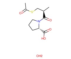 1-(2S)-3-乙酰巯基-2-甲基丙酰基-L-脯氨酸一水合物（标准品）图片
