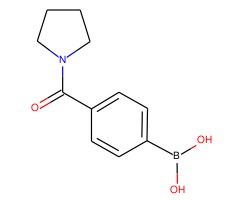 4-[(1-吡咯烷基)羰基]苯基硼酸 (含不定量的酸酐)图片