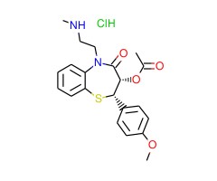 (2S,3S)-2-(4-甲氧基苯基)-5-(2-(甲胺基)乙基)-4-氧代-2,3,4,5-四氢苯并[b][1,4]硫氮卓-3-乙酸乙酯盐酸盐（地尔硫卓杂质）图片